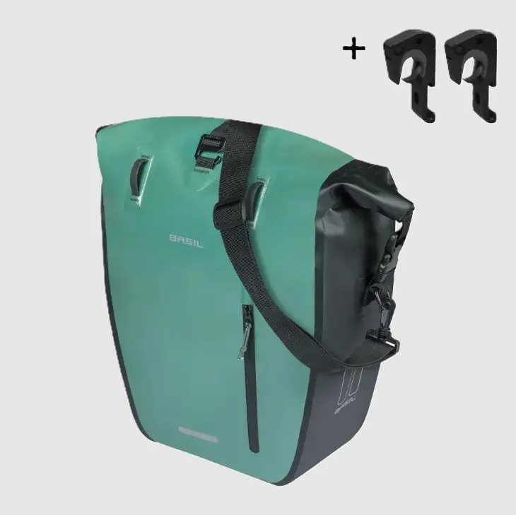 Basil - Rivo L Single Bag Tarpaulin MIK Hooks - 25–31L