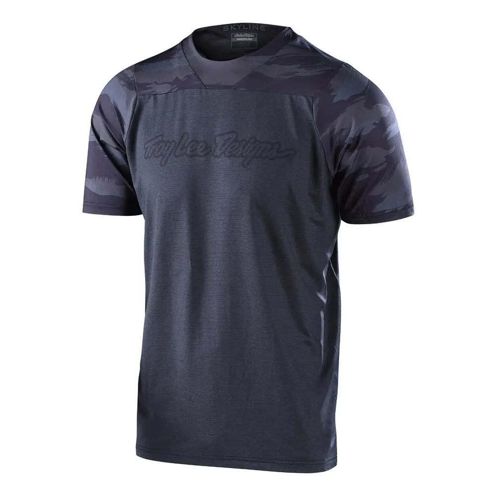 SKYLINE SS JERSEY SIGNATURE CAMO HEATHER BLACK /