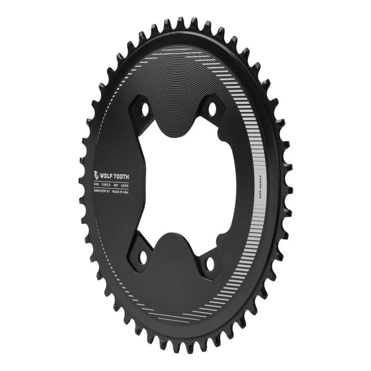 SHIMANO GRX AERO 1X DROP-STOP ST CHAINRING - 110 x 4 BCD - SHIMANO HG+ image 7