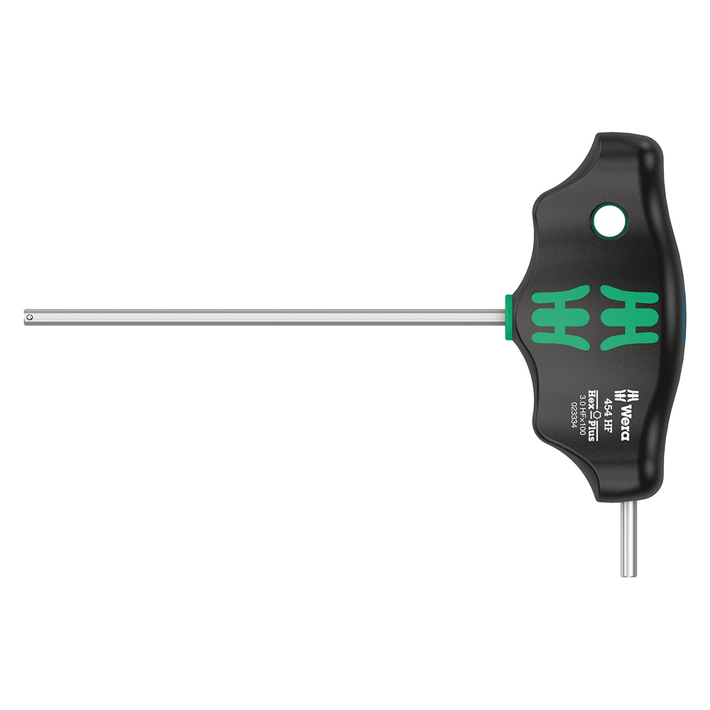 Wera 454/7 T-Handle Hex-Plus T-Handle Holding Function 7 Piece Set image 8