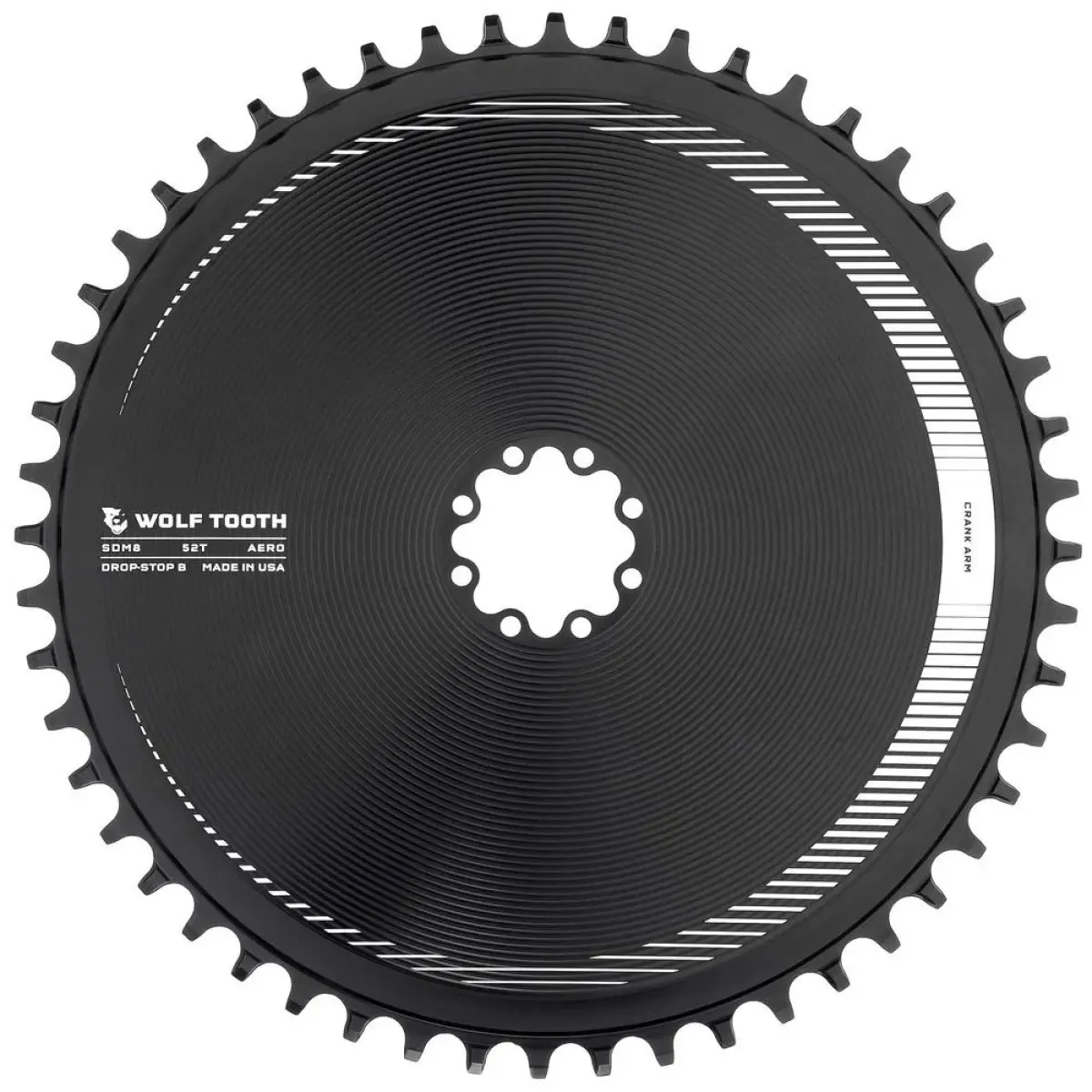 SRAM 8-BOLT DM AERO DROP-STOP CHAINRING