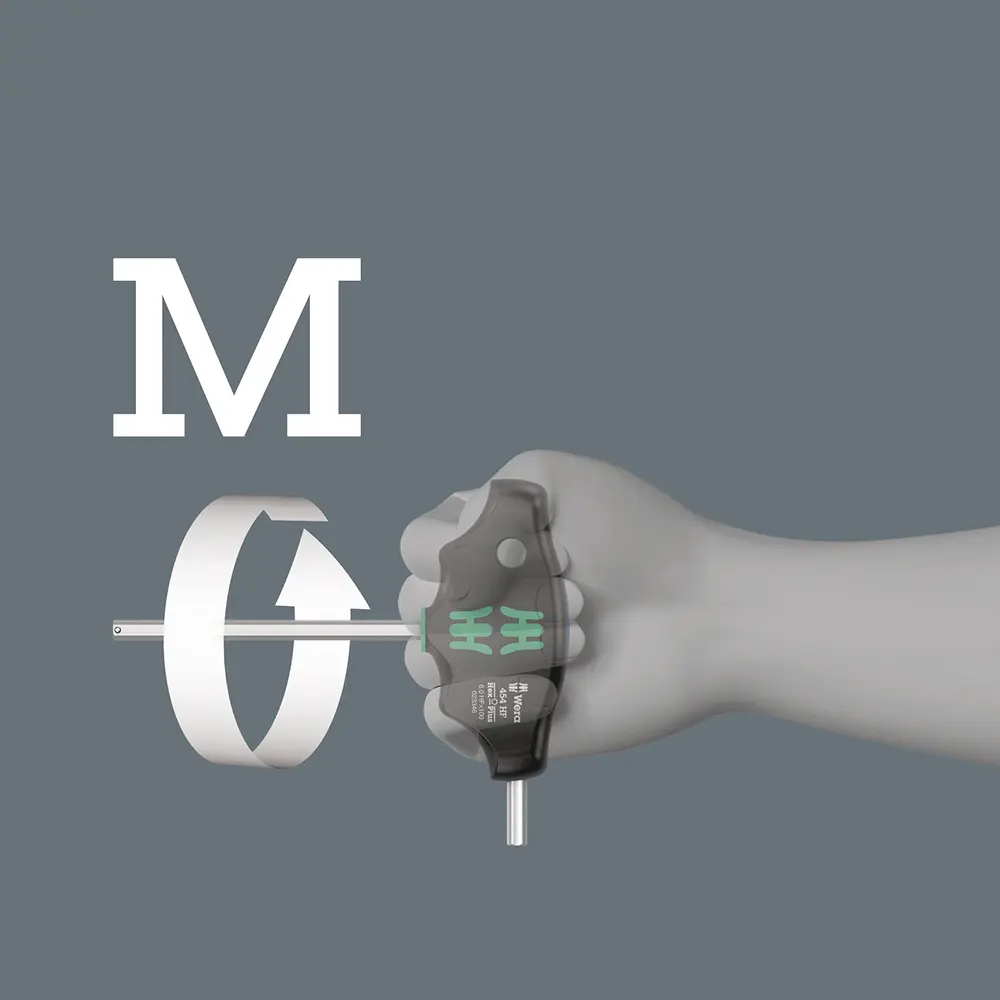 Wera Series 400 T-Handle Hex With Holding Function image 5