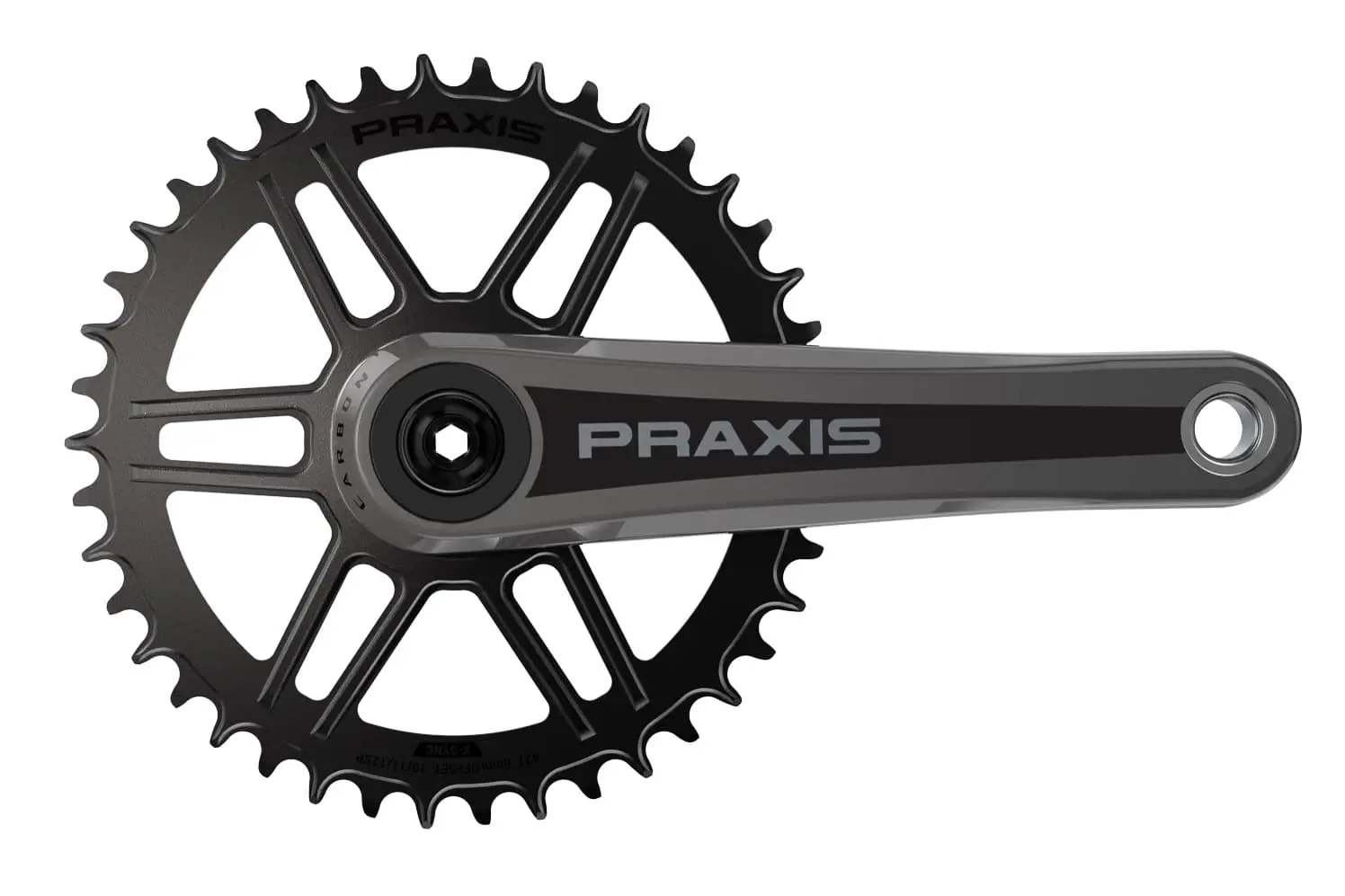 Praxis - Zayante Carbon DM M30 Road Cranks image 4