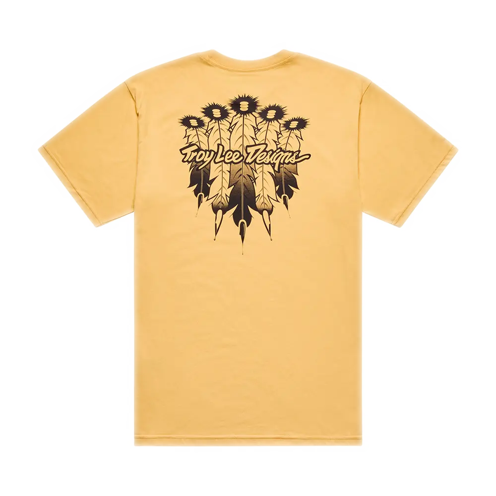 FEATHER SHORT SLEEVE TEE BLEACHED