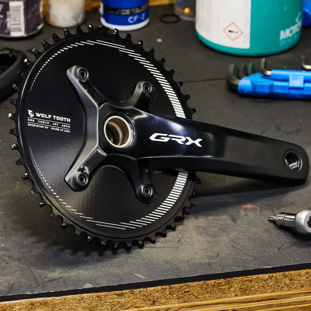 SHIMANO GRX AERO 1X DROP-STOP ST CHAINRING - 110 x 4 BCD - SHIMANO HG+ image 6