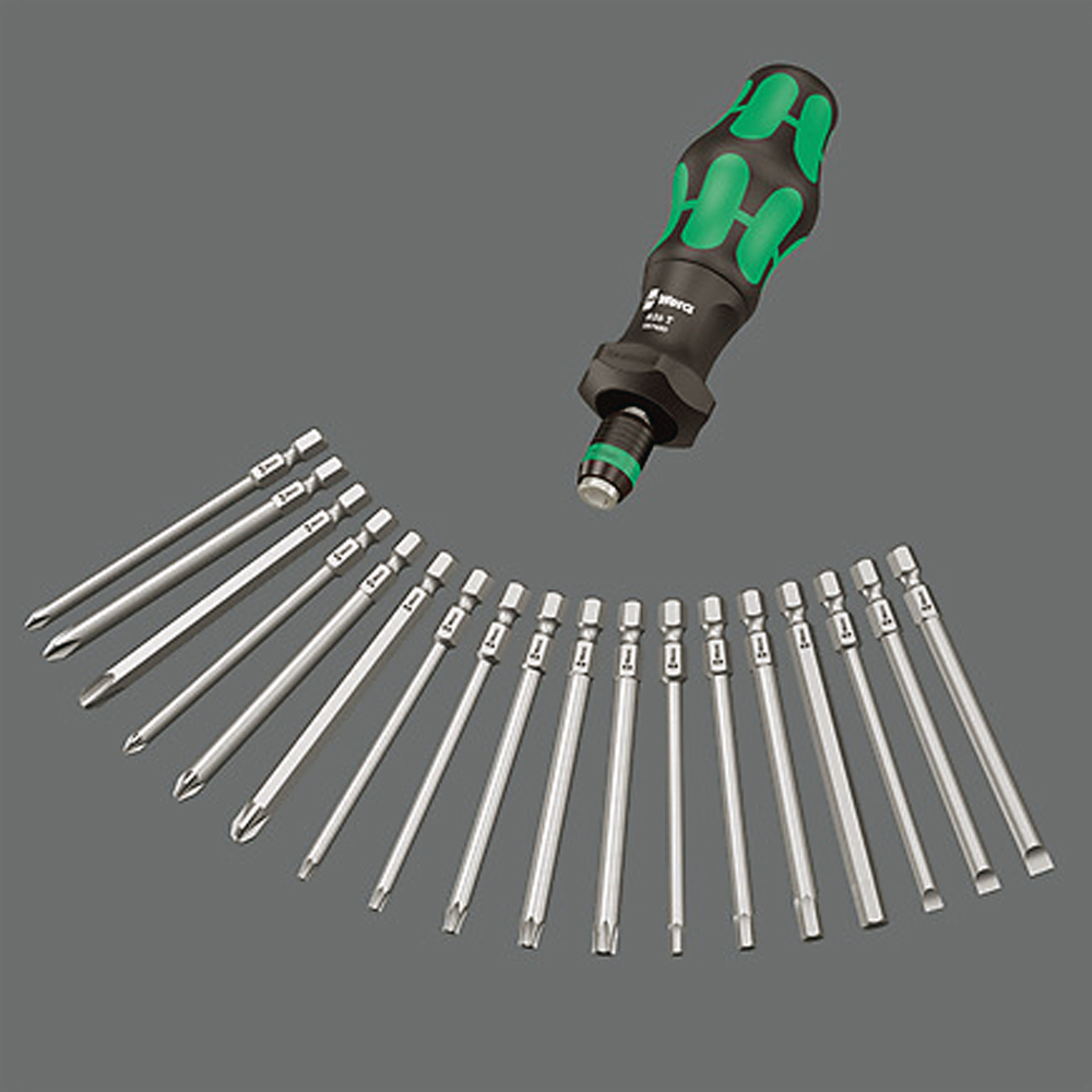 826 T Kraftform Turbo Bits Screwdriver, Rapidaptor Quick-Release Chuck image 2