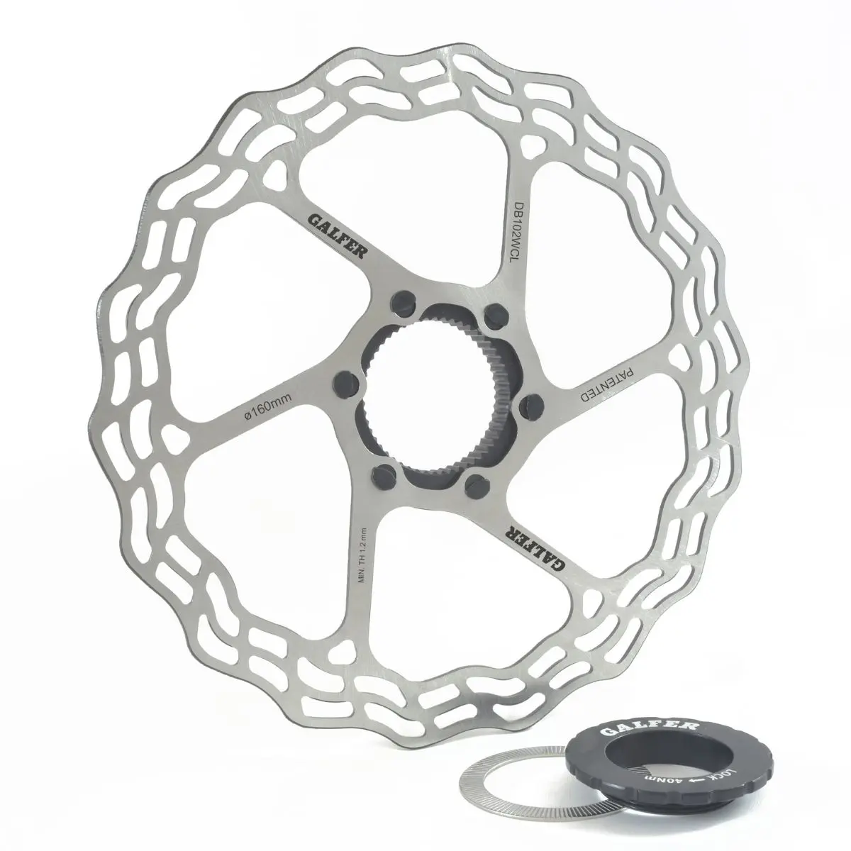 GALFER - ROAD WAVE DISC ROTOR - CENTERLOCK image 2