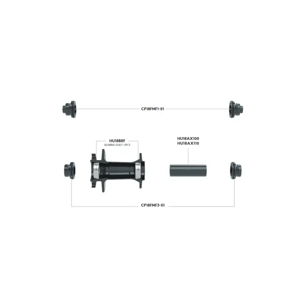 Funn Bearing and Spacer sets for Hubs
