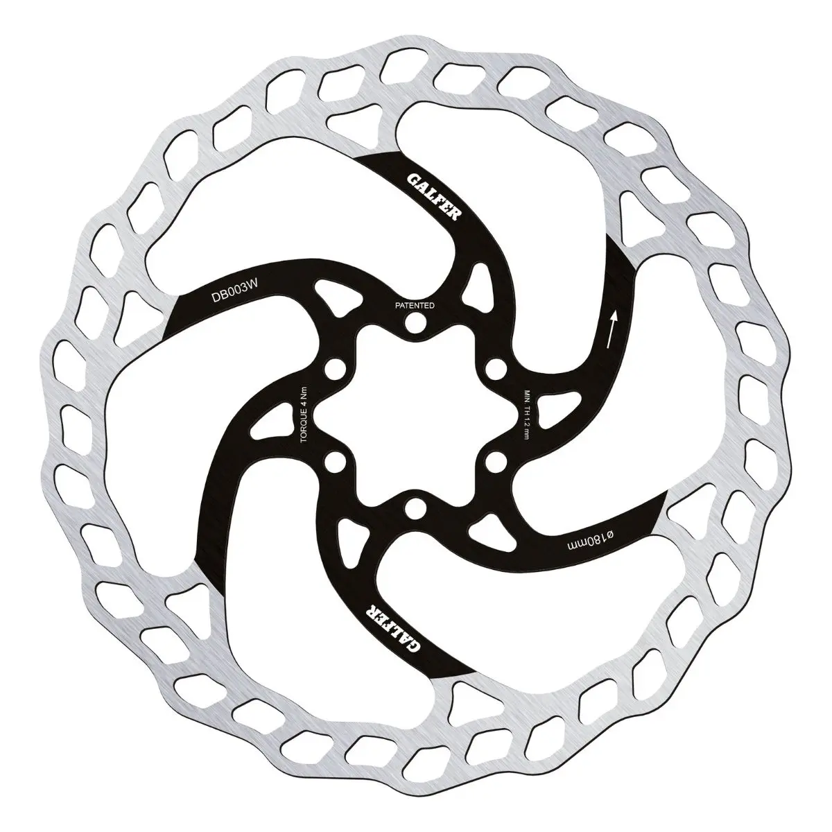 GALFER - MTB WAVE DISC ROTOR - 6-BOLT image 2