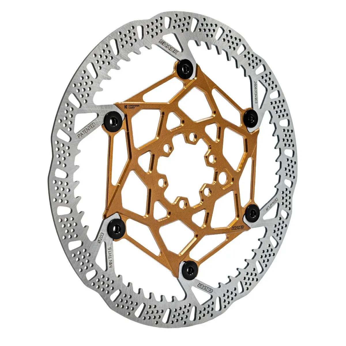 GALFER - MTB SHARK EVO DISC ROTOR - 6-BOLT - 2MM - KASHIMA CORE image 4
