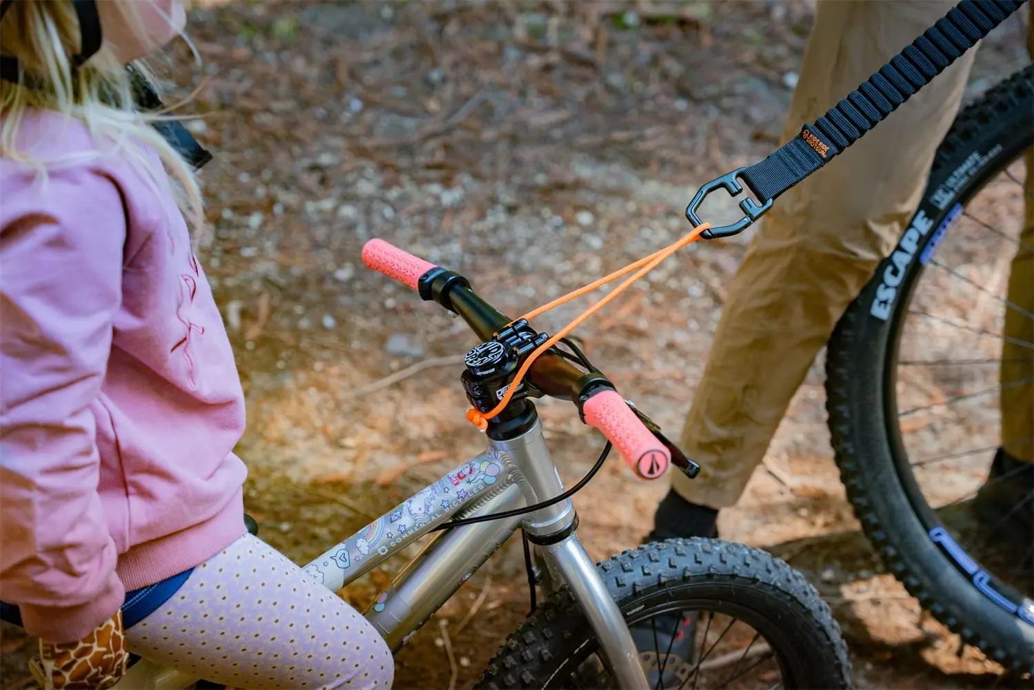 Kids Ride Shotgun - MTB Quickfit Tow Rope image 5