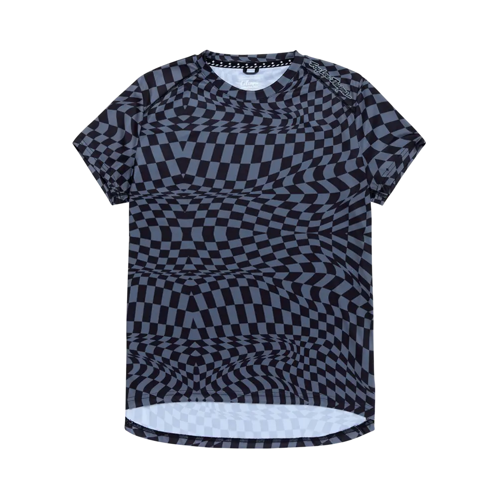 WOMENS LILIUM SS JERSEY TWISTED CHECKERS