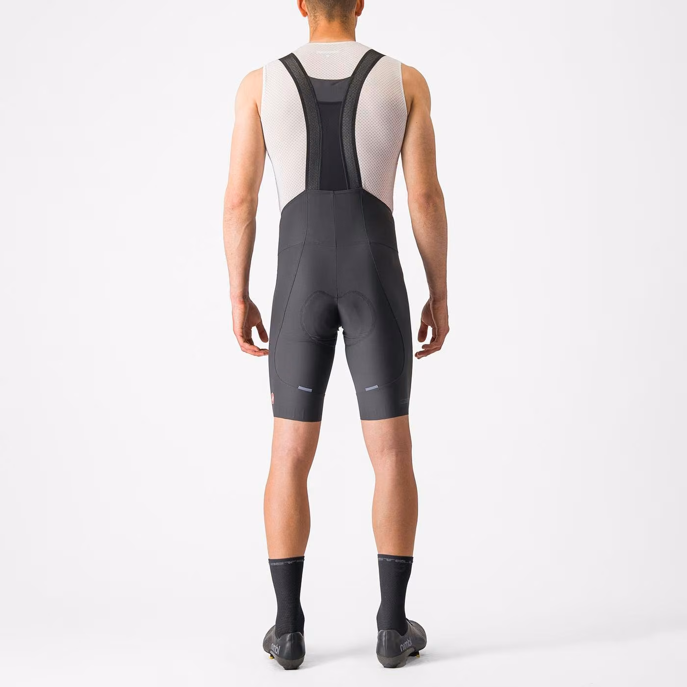Castelli Espresso Bibshort Men's Dark Gray image 2