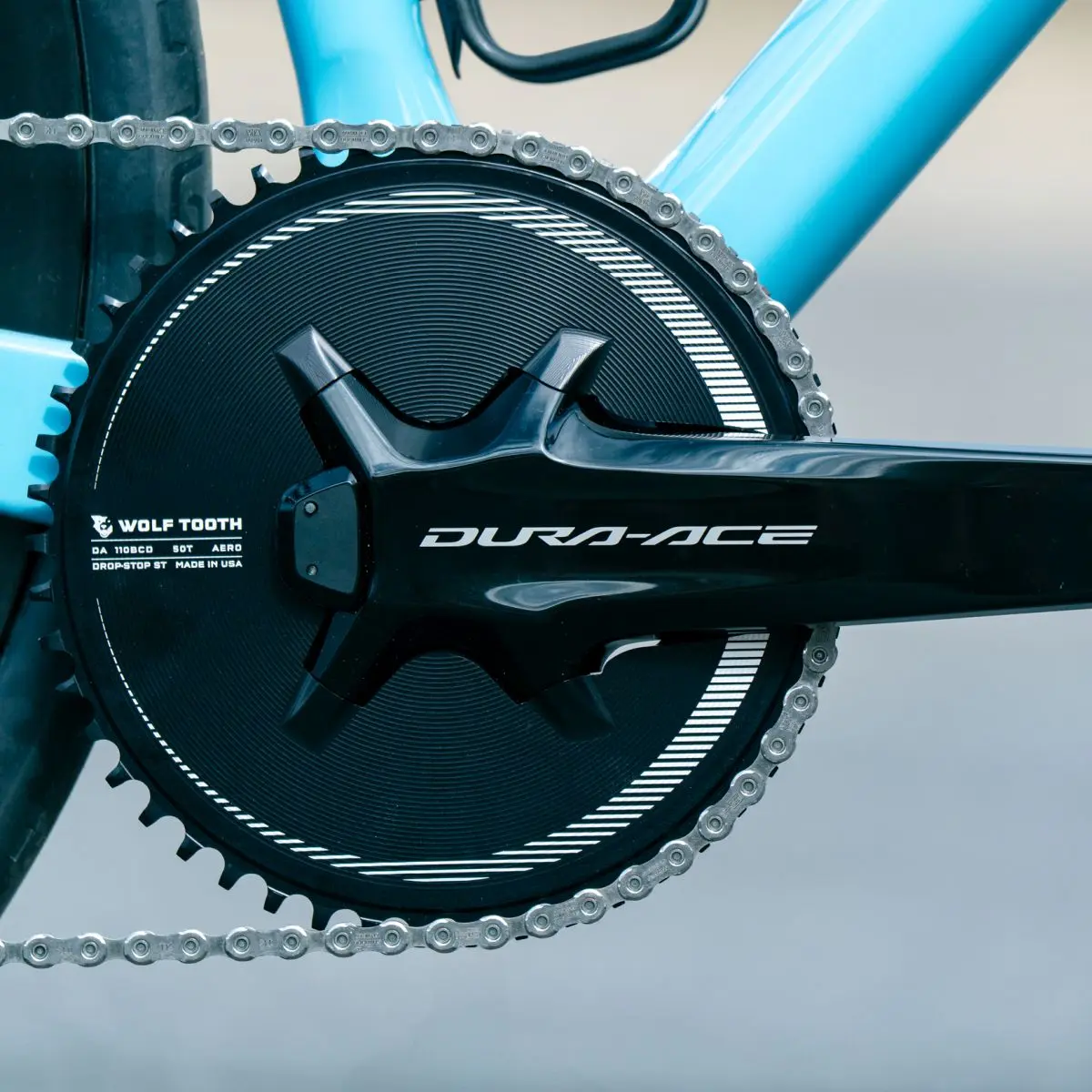 SHIMANO 9200 AERO 1X DROP-STOP CHAINRING - 110 x 4 BCD - SHIMANO HG+ image 7