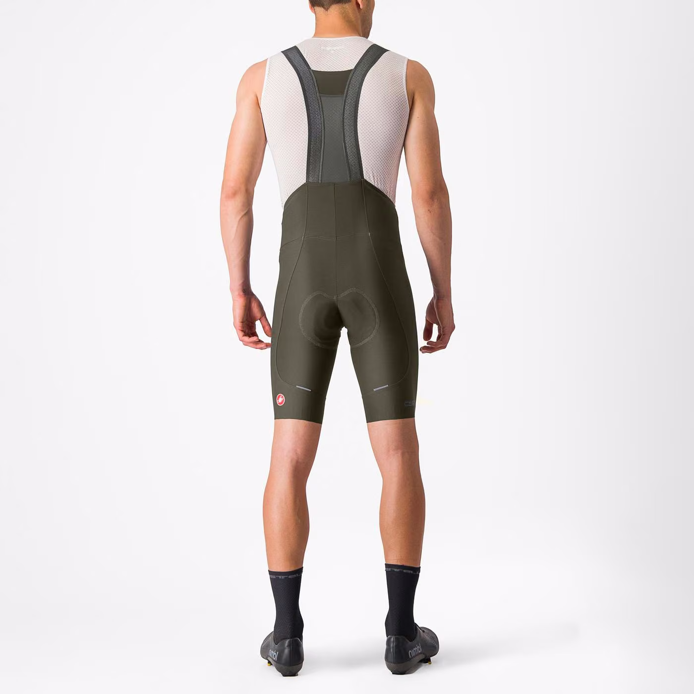 Castelli Espresso Bibshort Men's Deep Green image 3