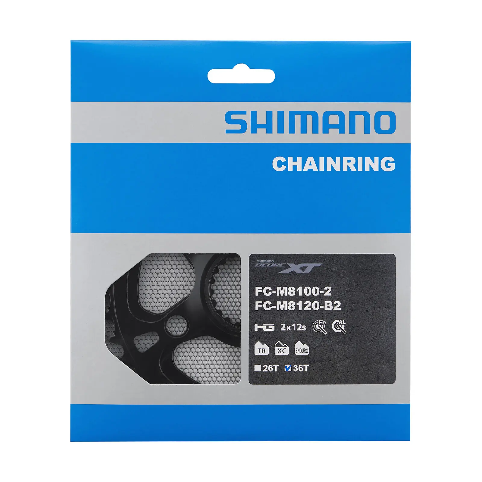 SHIMANO DEORE XT Chainring 36T for FC-M8100-2/FC-M8120-B2 image 2