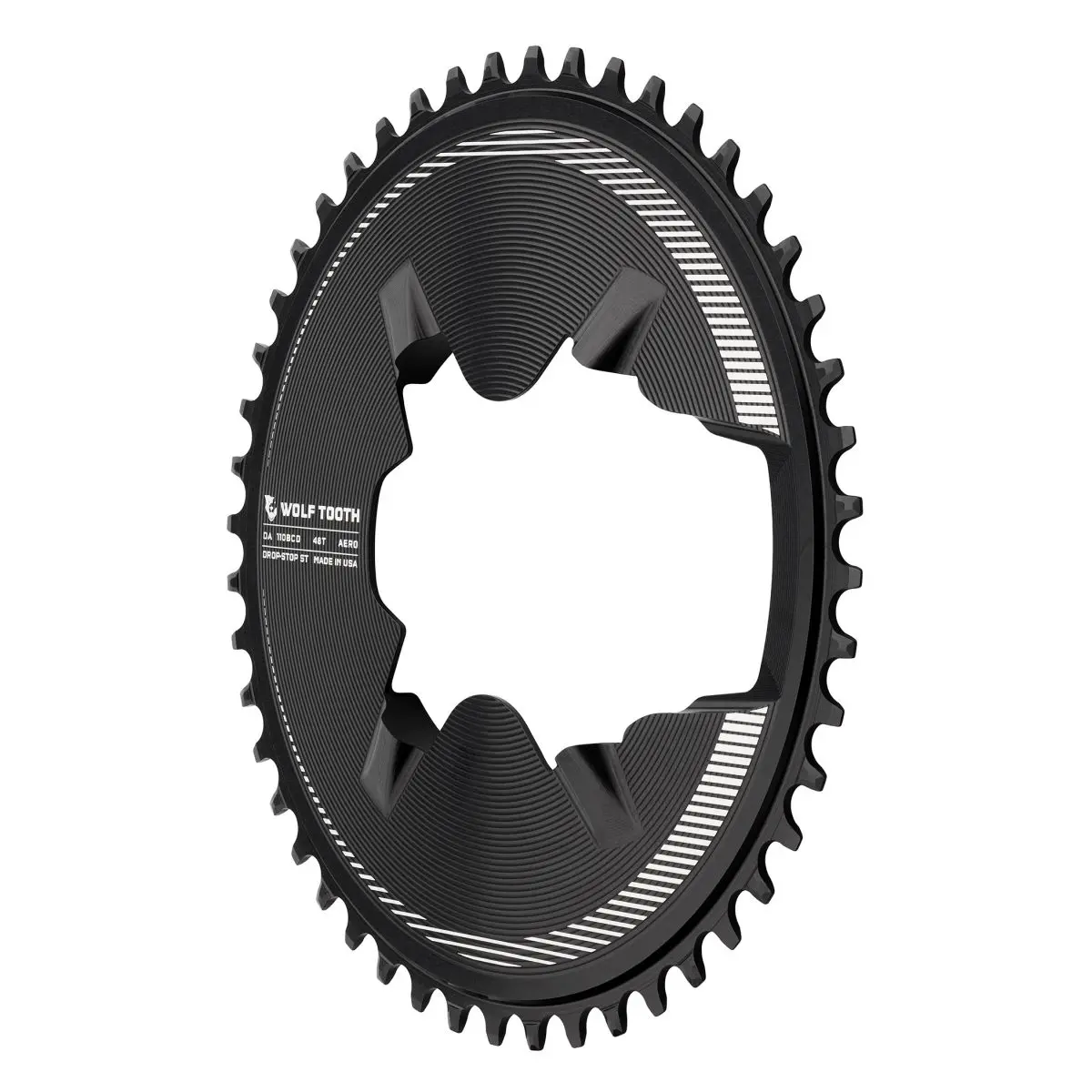 SHIMANO 9200 AERO 1X DROP-STOP CHAINRING - 110 x 4 BCD - SHIMANO HG+ image 4