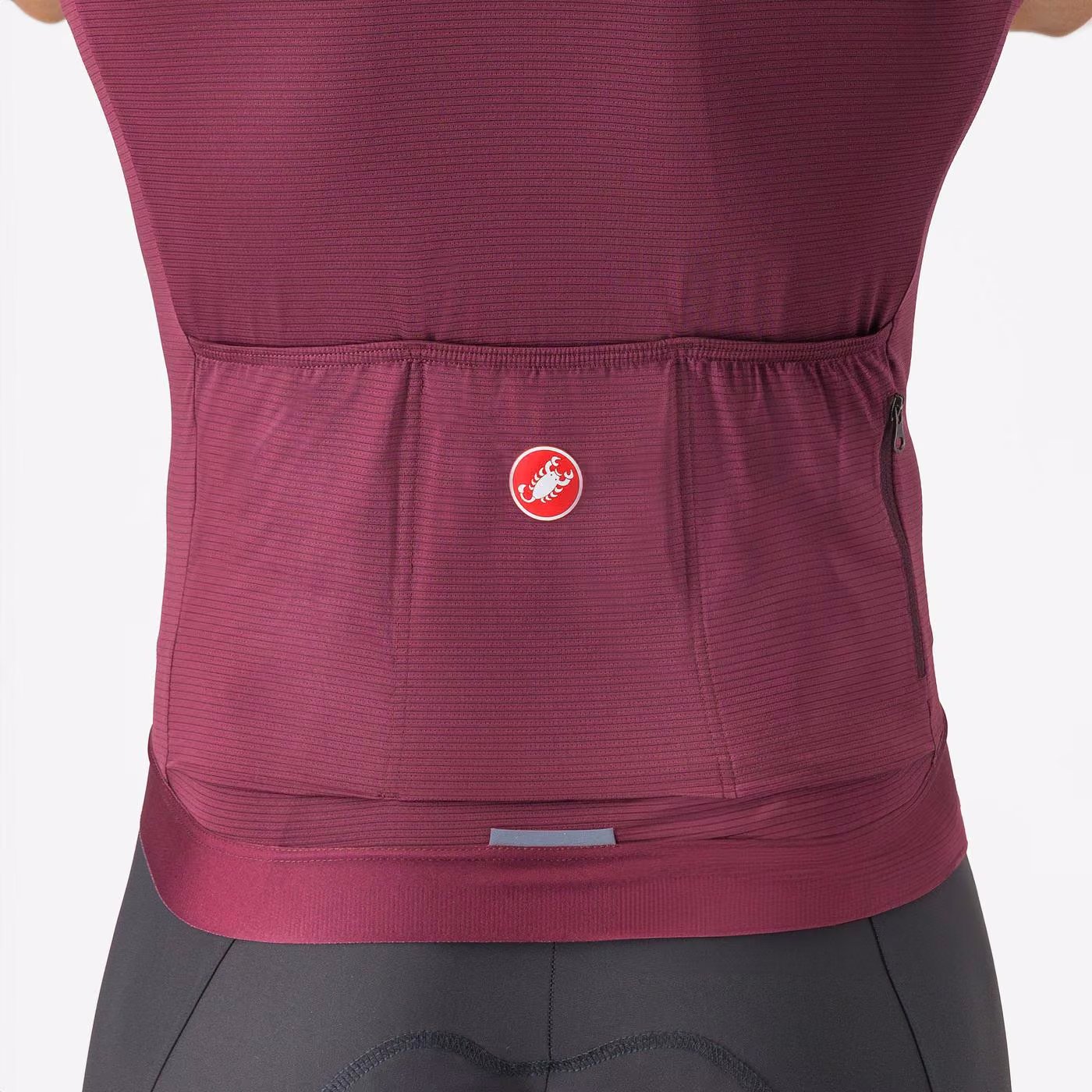 Castelli Espresso Men's Jersey Deep Bordeaux/Silver Moon image 3