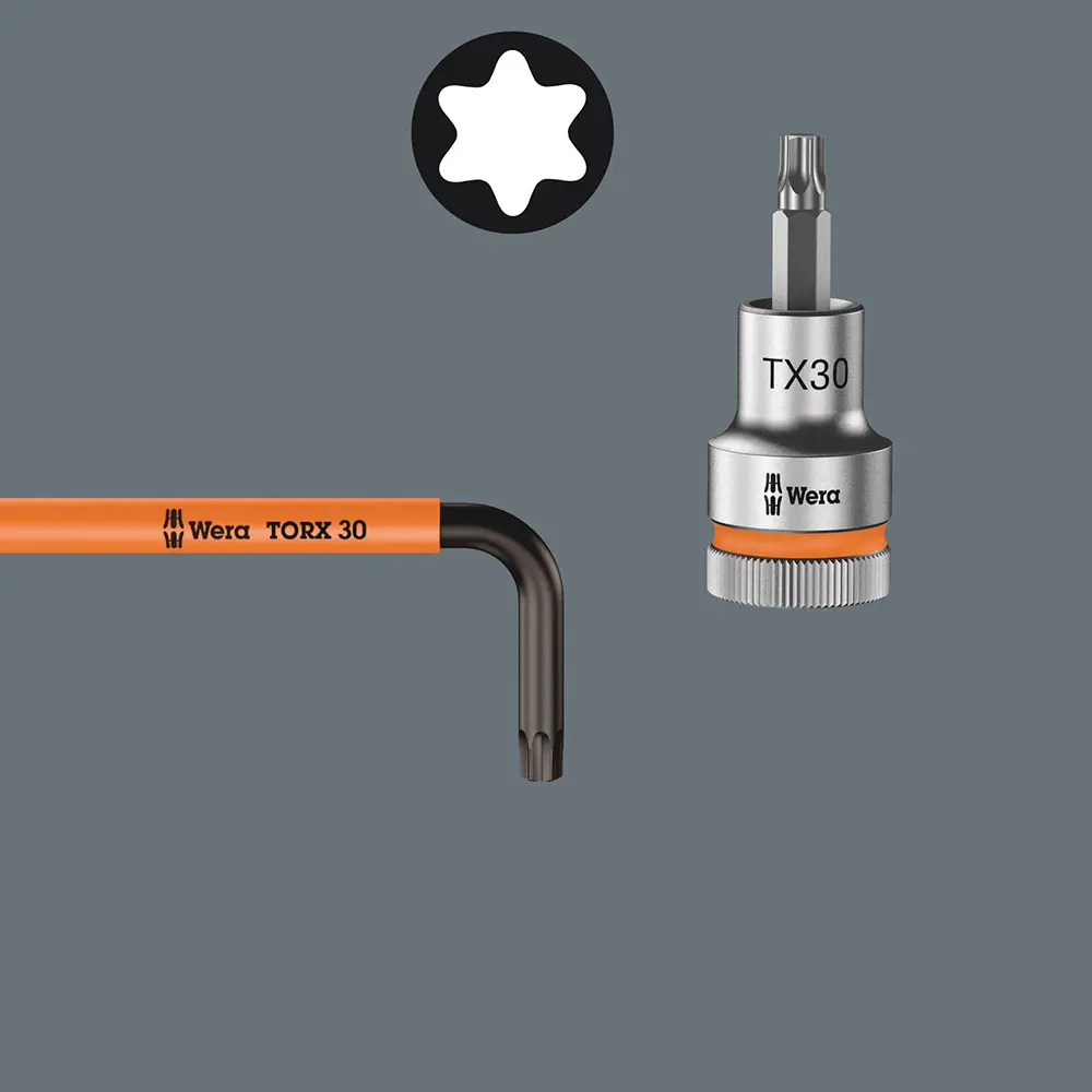 Wera 967/9 TORX XL Multicolour L-key Set image 7