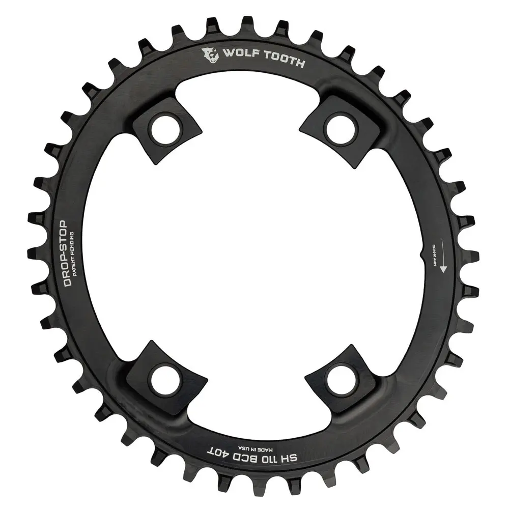 SHIMANO ROAD 1X OVAL DROP-STOP B CHAINRING - 110 x 4 BCD