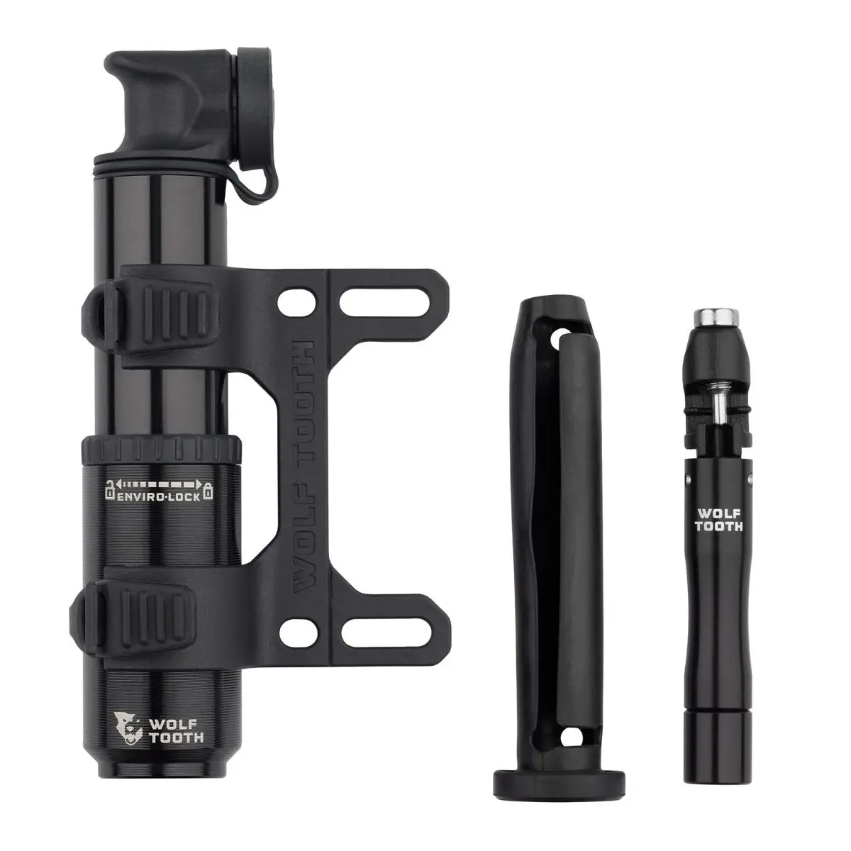 WOLF TOOTH ENCASE PUMP 40CC WITH CHAIN & TYRE PLUG MULTI-TOOL