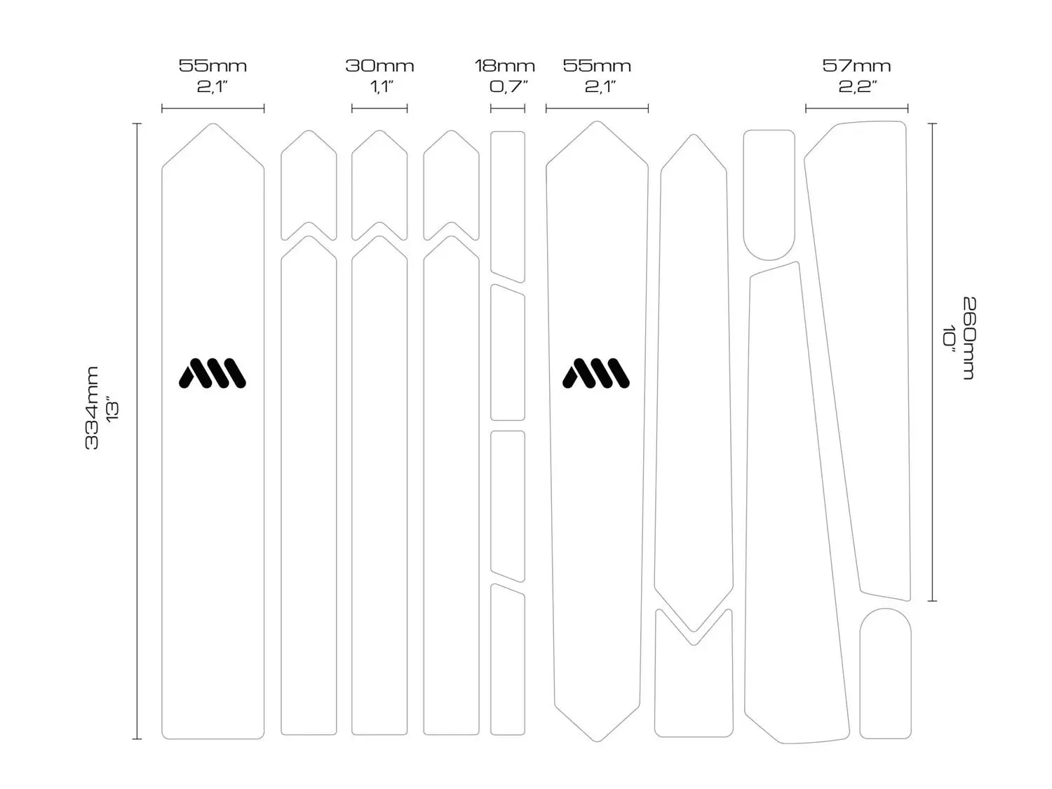 All Mountain Style - Clear Gravel/Road Frame Guard image 4