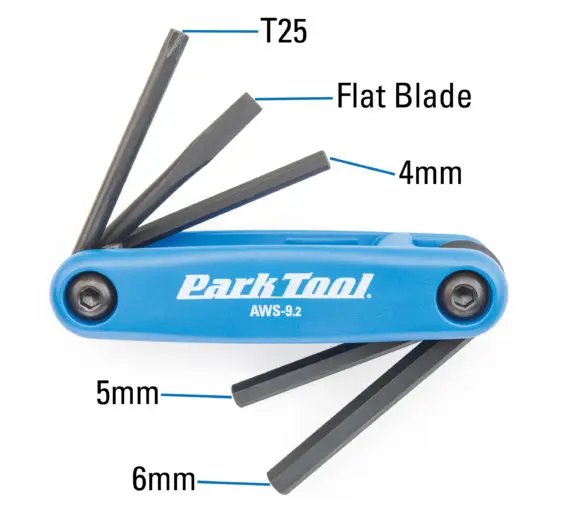 Park Tool - AWS-9.2 - Fold Up Hex Wrench Set image 3