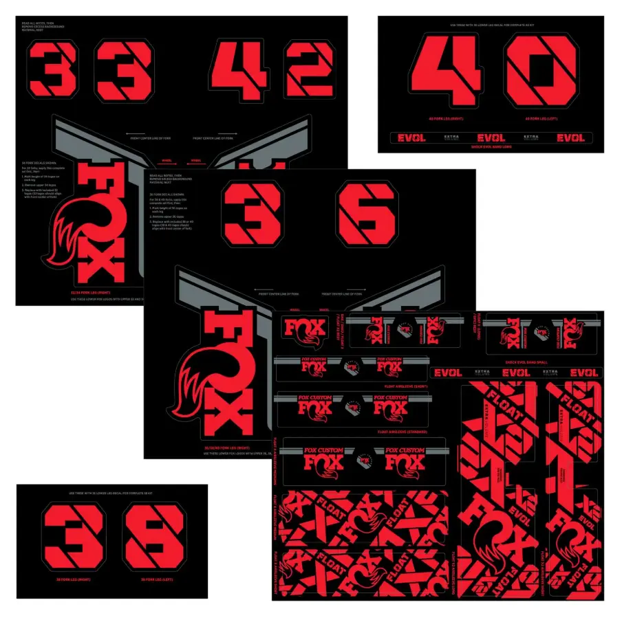 Fox - Suspension Decal Kits Custom image 24