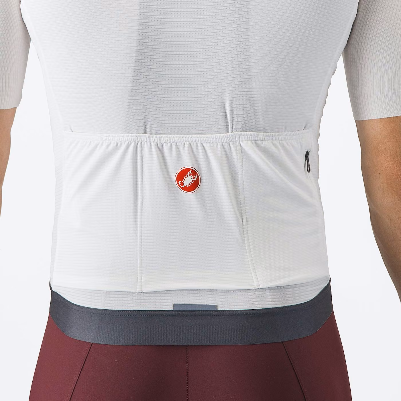 Castelli Espresso Men's Jersey Ivory/Dark Gray image 3