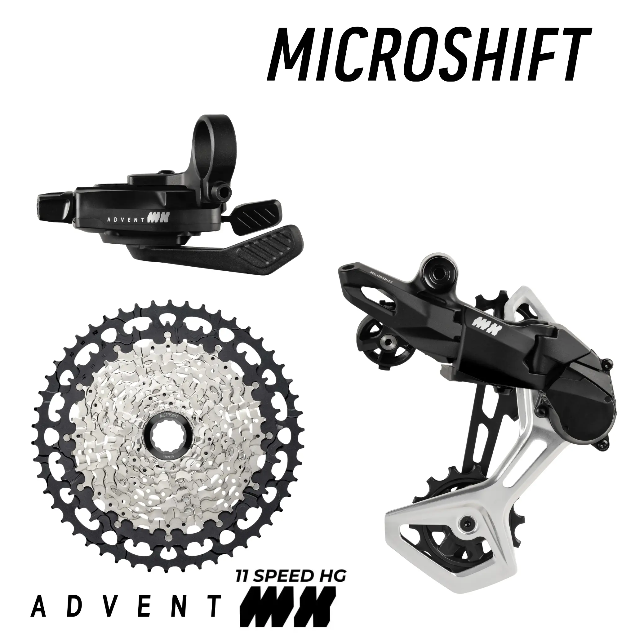 Microshift Advent MX Groupset 1x11 Pro RD 11-50 HG