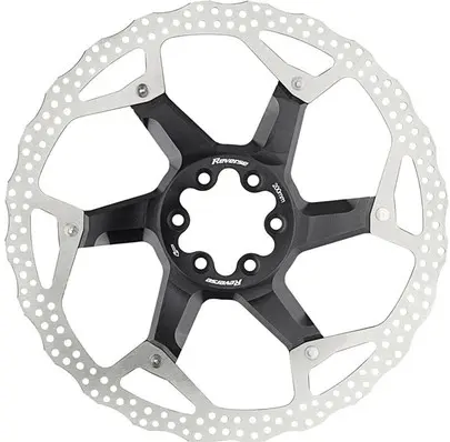 Brake Disc Rotor Reverse AL/Steel 200mm Black