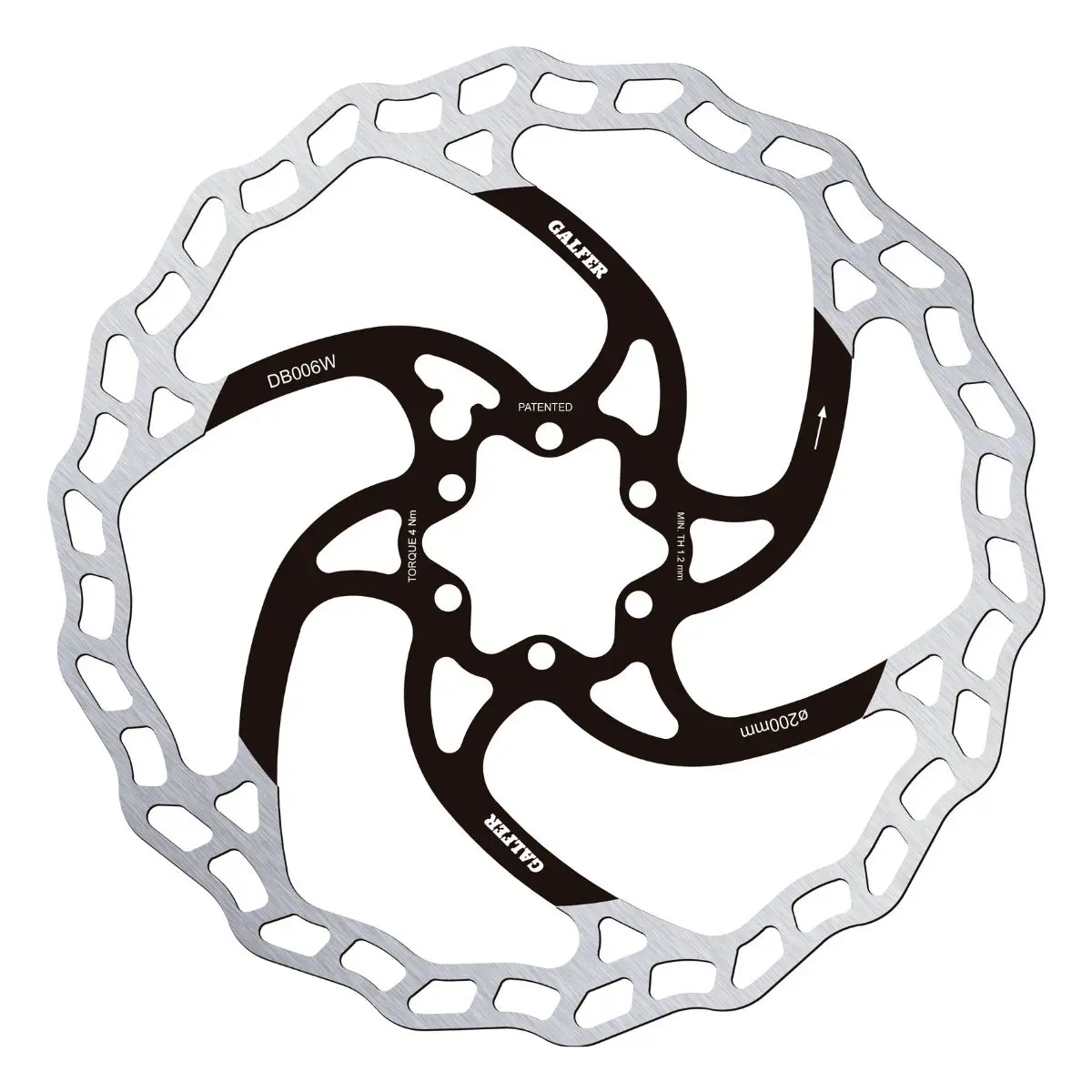 GALFER - MTB WAVE DISC ROTOR - 6-BOLT image 3