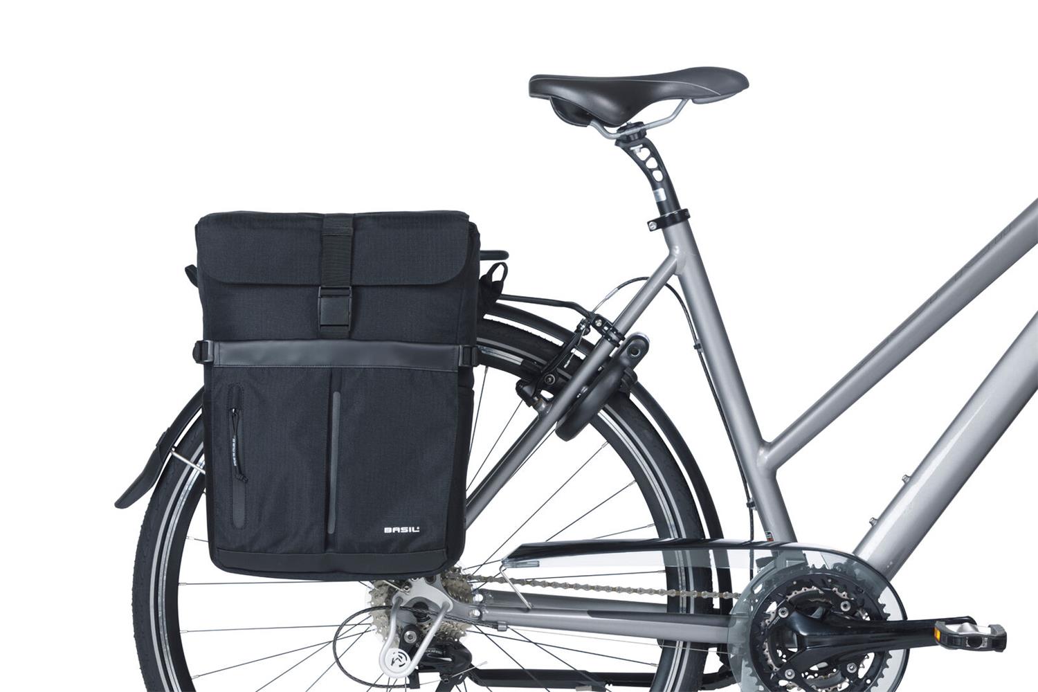 Basil - Move Commuter Bicycle bag (MIK Studs) 15L image 7