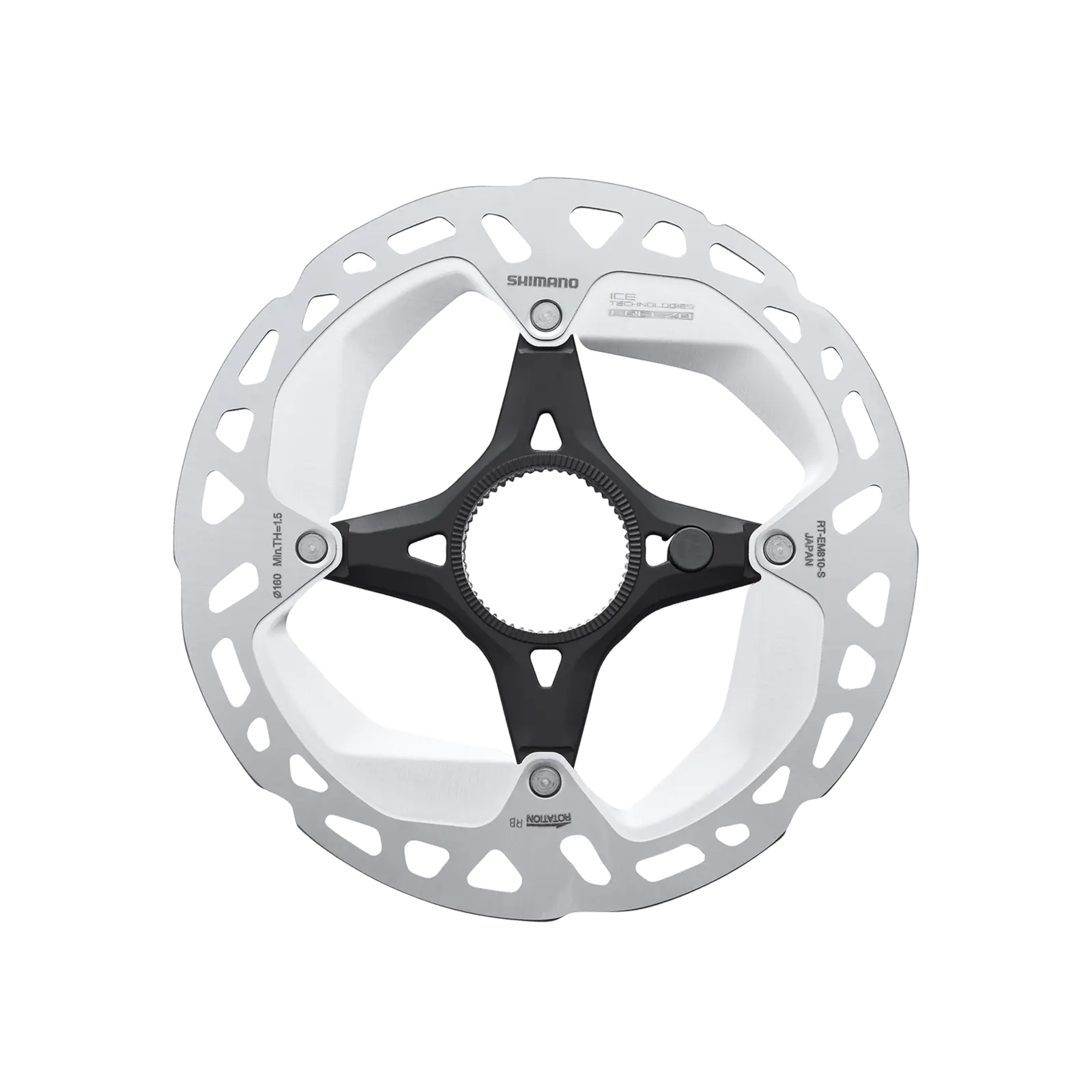 SHIMANO Disc Brake Rotor RT-EM810 CENTER LOCK ICE TECHNOLOGIES FREEZA
