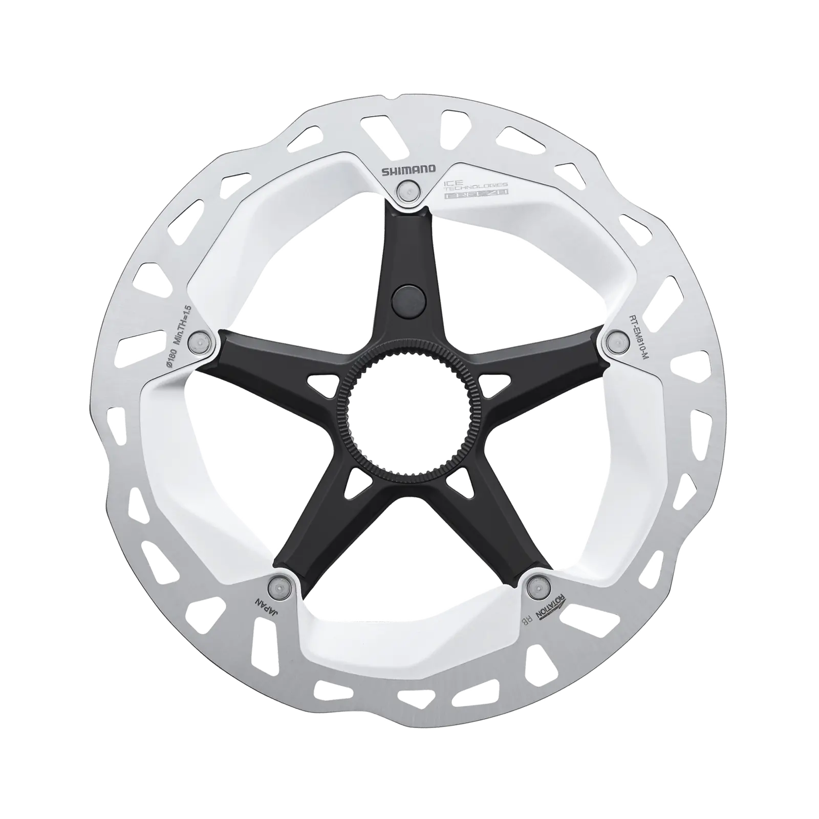 SHIMANO Disc Brake Rotor RT-EM810 CENTER LOCK ICE TECHNOLOGIES FREEZA image 2