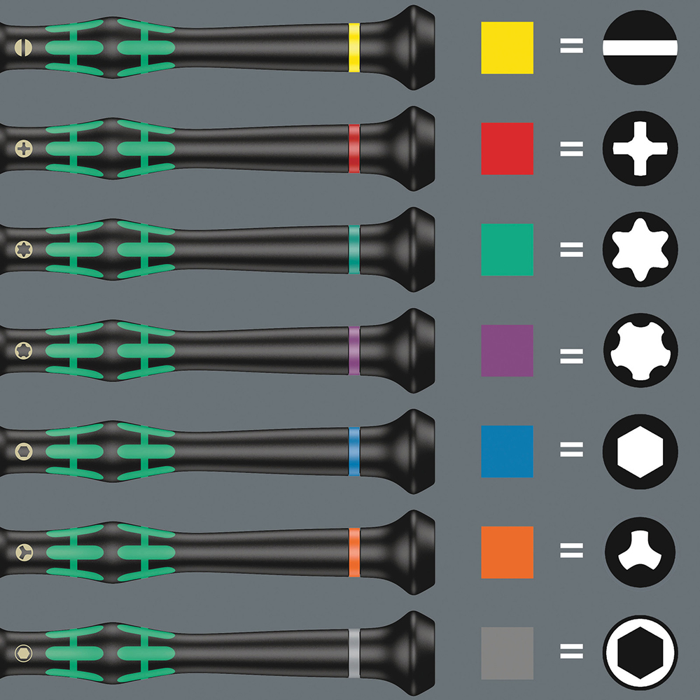 Wera Kraftform Micro Screwdriver 12 Piece Set for Electronics image 9