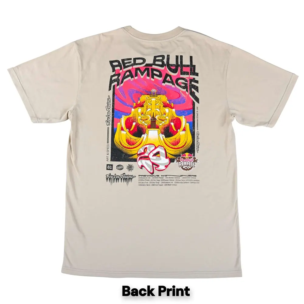 TROY LEE DESIGNS X REDBULL RAMPAGE ALTERED REALITY SHORT SLEEVE TEE
