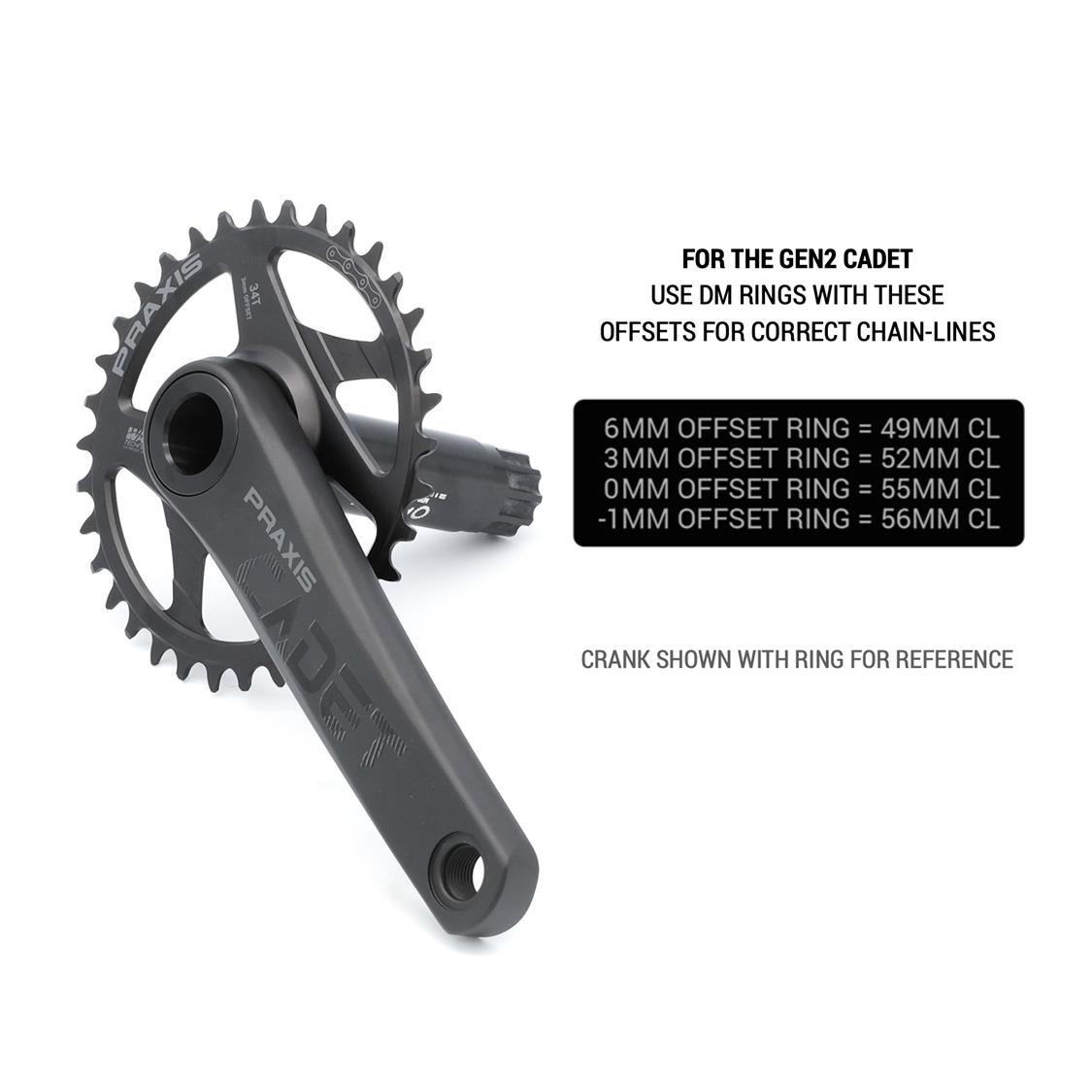 Praxis - Cadet G2 M30 MTB Crankset image 2