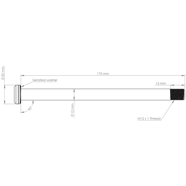 Burgtec Santa Cruz Rear Axles 173.7mm SPECIAL SAVE 30% image 6