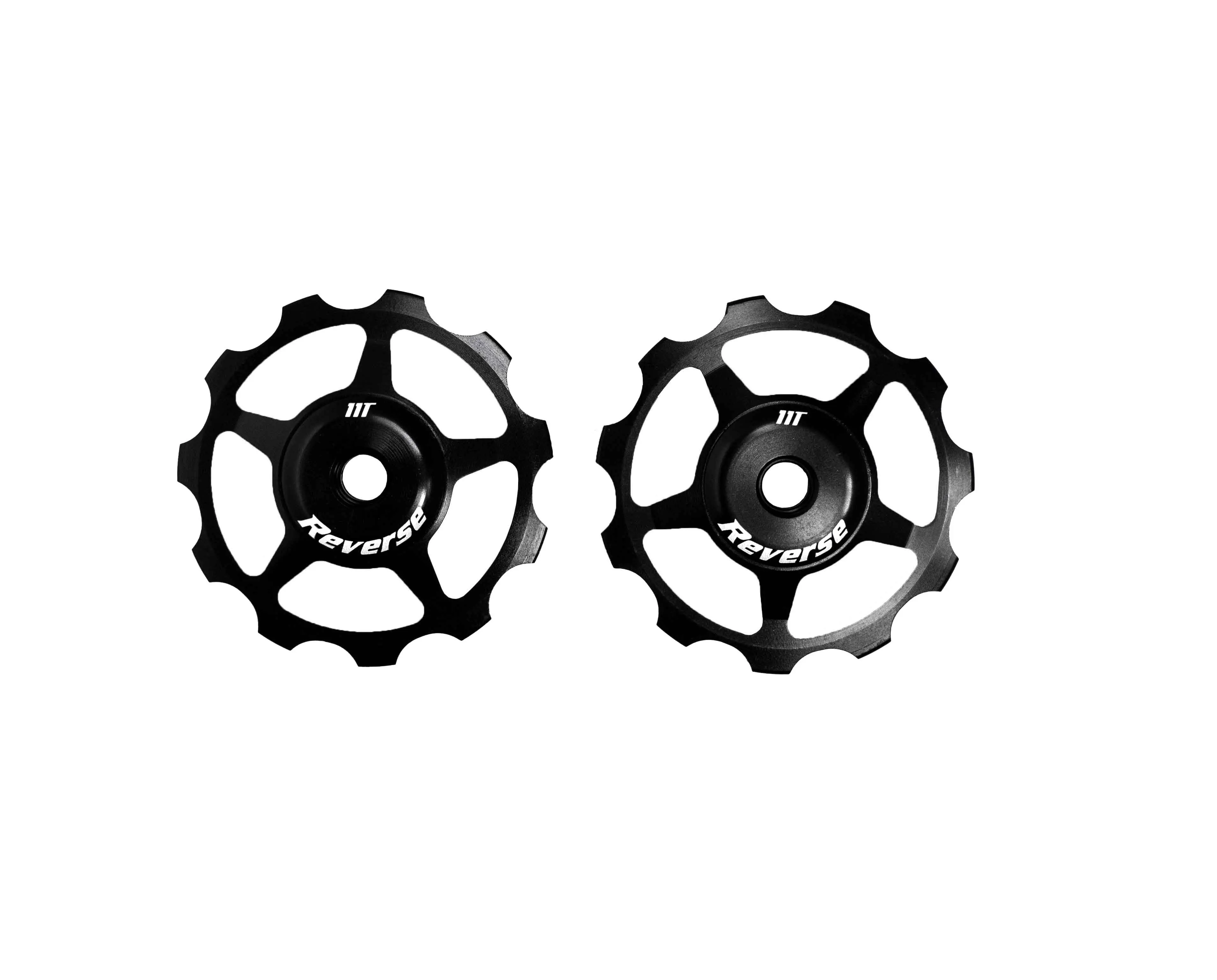 Aluminium pulley set Reverse Black
