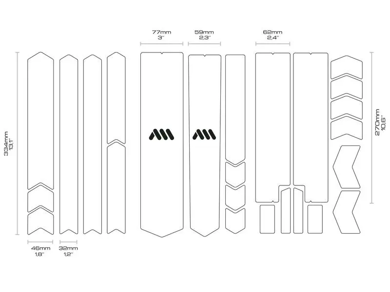All Mountain Style - Clear Frame Guards image 10