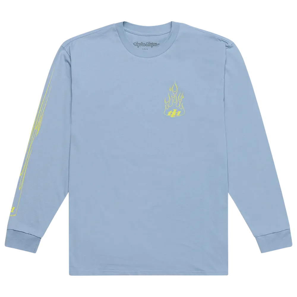 LONG SLEEVE TEE TORCHED SMOKE