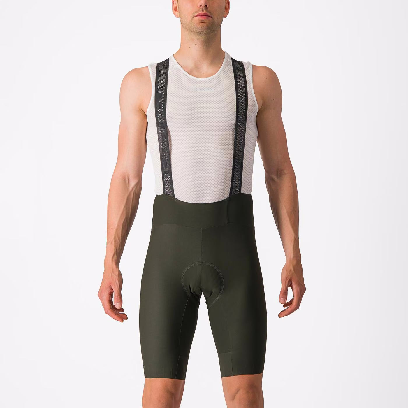 Castelli Espresso Bibshort Men's Deep Green