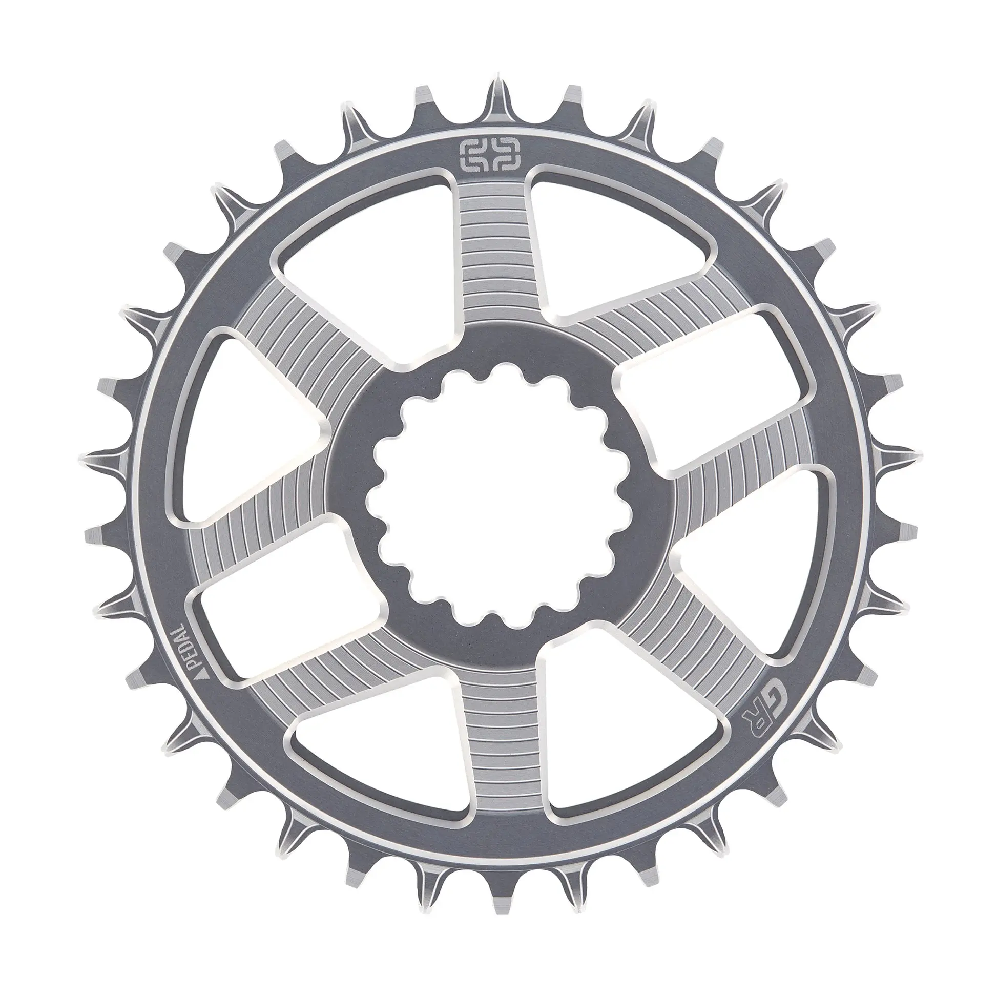 E*Thirteen Helix Race GR Chainring 36T Silver