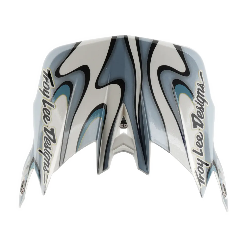 D4 VISOR TORCHED WHITE / SILVER