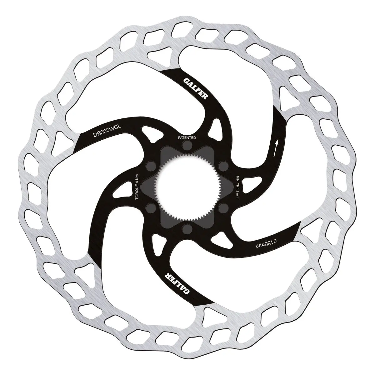 GALFER - MTB WAVE DISC ROTOR - CENTERLOCK image 2