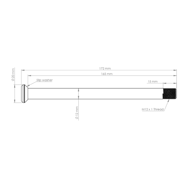 Burgtec Specialized Rear Axles 12mm x 172mm SPECIAL SAVE 30% image 3
